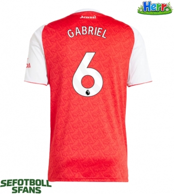 Arsenal Gabriel Magalhaes #6 Hemmatröja 2025-26 Kortärmad